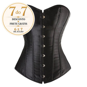 Corselet acetinado