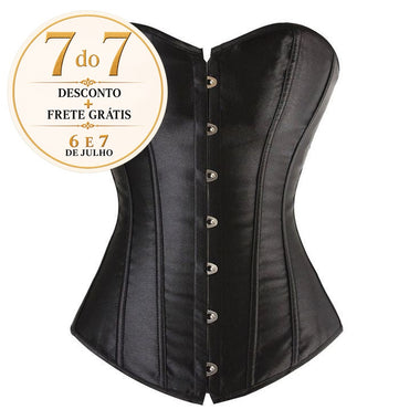 Corselet acetinado