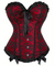 Corselet acetinado com renda