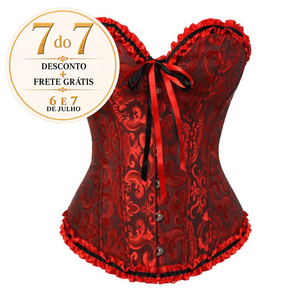 Corselet vies plissado