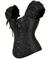 Corselet brocado com mangas