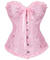 Corselet rosa com laço
