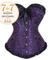 Corselet roxo com laço