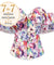 Corselet floral ombro a ombro