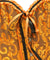 Corselet dourado açafrão com laço