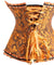 Corselet dourado açafrão com laço