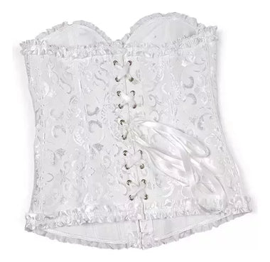 Corselet branco com laço