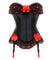 Corselet com laços vermelhos