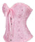 Corselet rosa com laço
