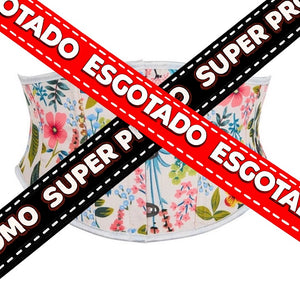 Corselet cinto floral