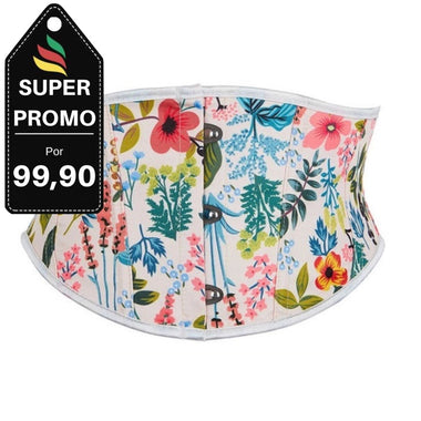 Corselet cinto floral