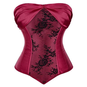 Corselet detalhe em renda