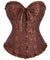 Corselet marrom com laço