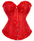 Corselet vermelho com laço