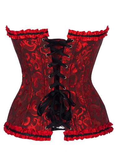 Corselet vies plissado