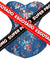 Corselet azul floral