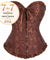Corselet marrom com laço