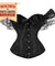 Corselet preto ombro a ombro