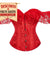 Corselet vermelho ombro a ombro