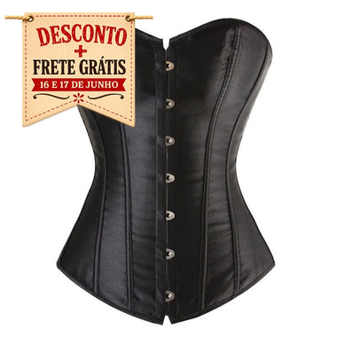 Corselet acetinado