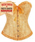 Corselet amarelo dourado com laço
