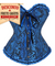 Corselet azul com laço