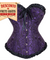 Corselet roxo com laço