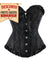 Corselet preto com laço