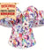 Corselet floral ombro a ombro