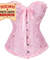 Corselet rosa com laço