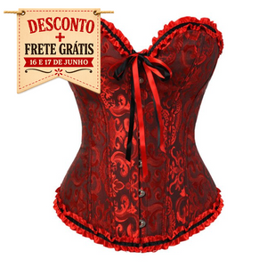 Corselet vies plissado