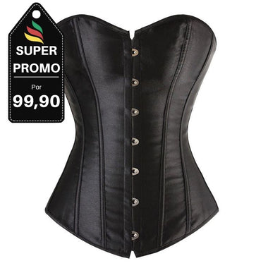 Corselet acetinado