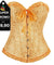 Corselet amarelo dourado com laço