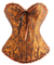 Corselet dourado açafrão com laço