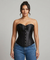 Corselet acetinado