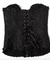Corselet preto com laço