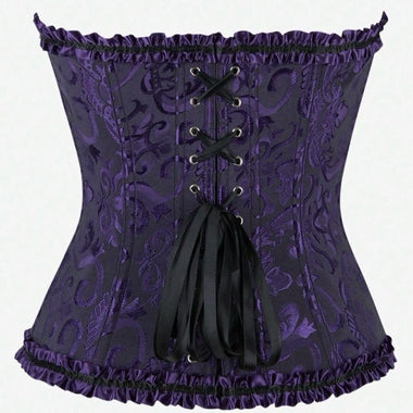 Corselet roxo com laço