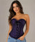 Corselet roxo com laço