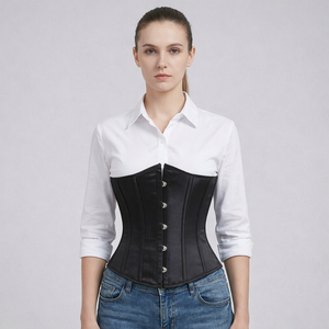 Corselet underbust acetinado