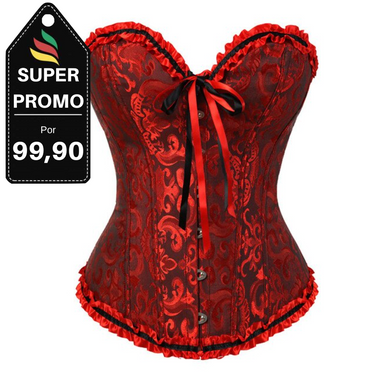 Corselet vies plissado