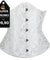 Corselet underbust branco brocado