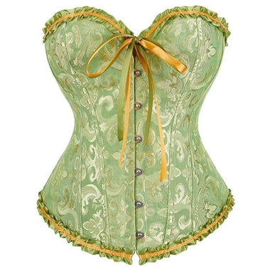 Corselet verde com laço
