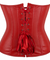 Corselet vermelho com zíper