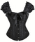 Corselet brocado com mangas