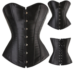 Corselet acetinado