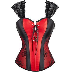 Corselet em várias cores alças de renda