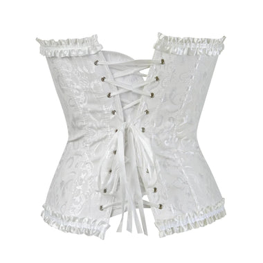 Corselet branco com laço