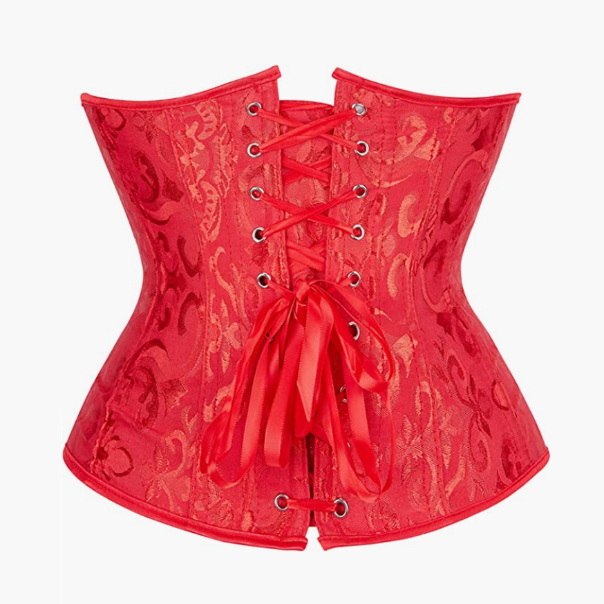 Corselet underbust brocado várias cores