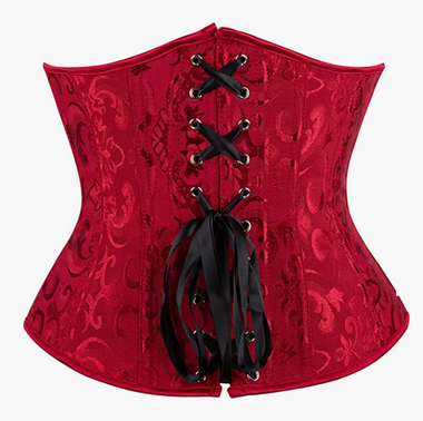 Corselet underbust brocado várias cores