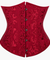 Corselet underbust brocado várias cores